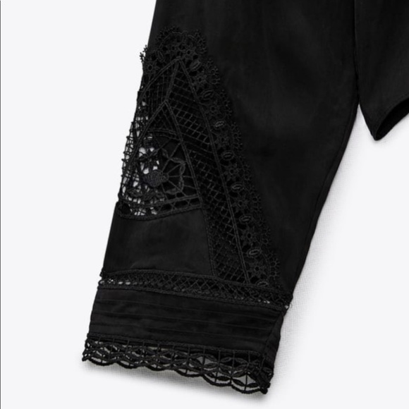 [NWT] Cupro Lace Blouse - Picture 6 of 7